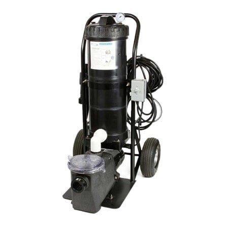 Advantage  Portable Pump and Vacuum Service Cart 100 Sq Ft 85 GPM Flow Rate