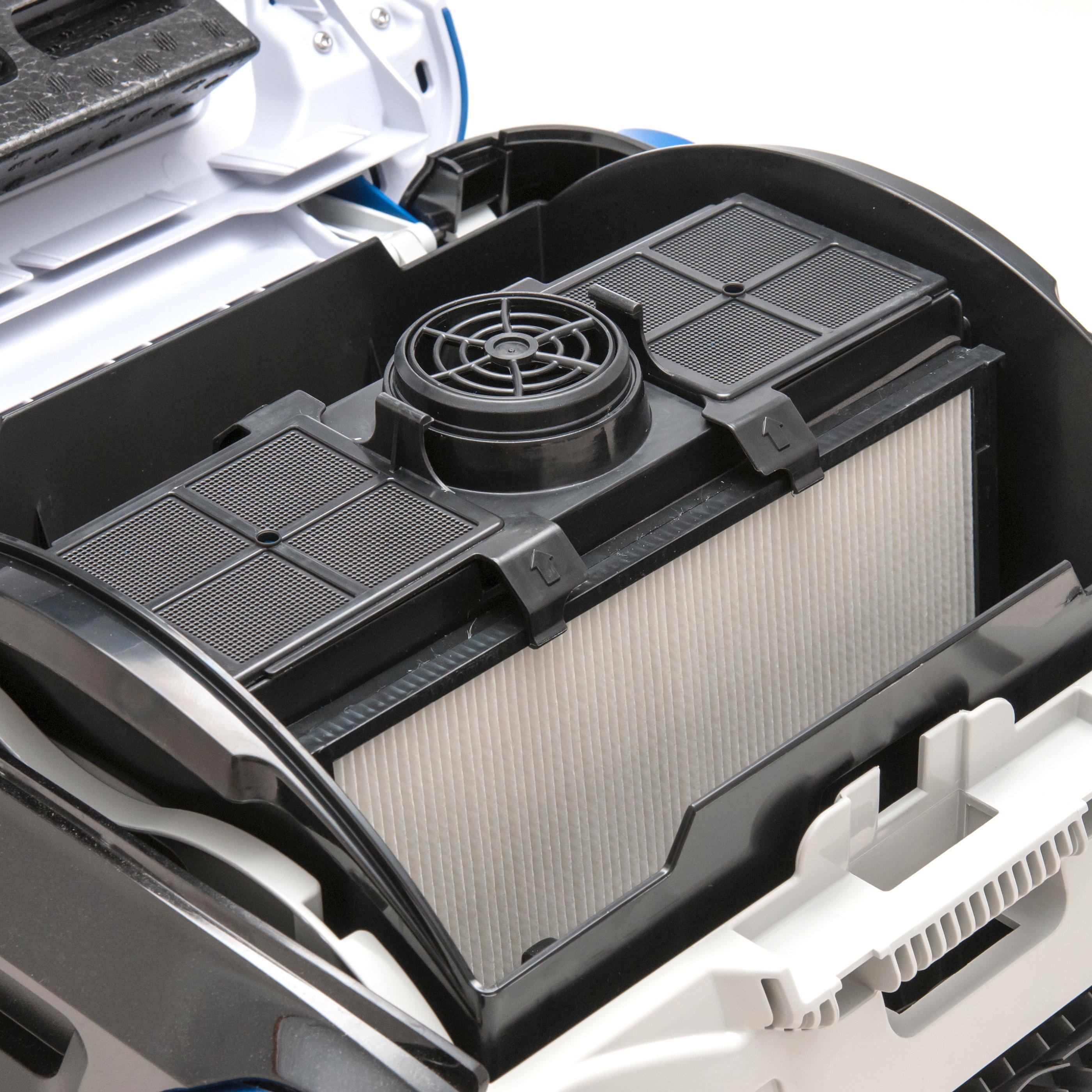 Hayward  Robotic Pool Cleaner with Caddy Gray and Blue