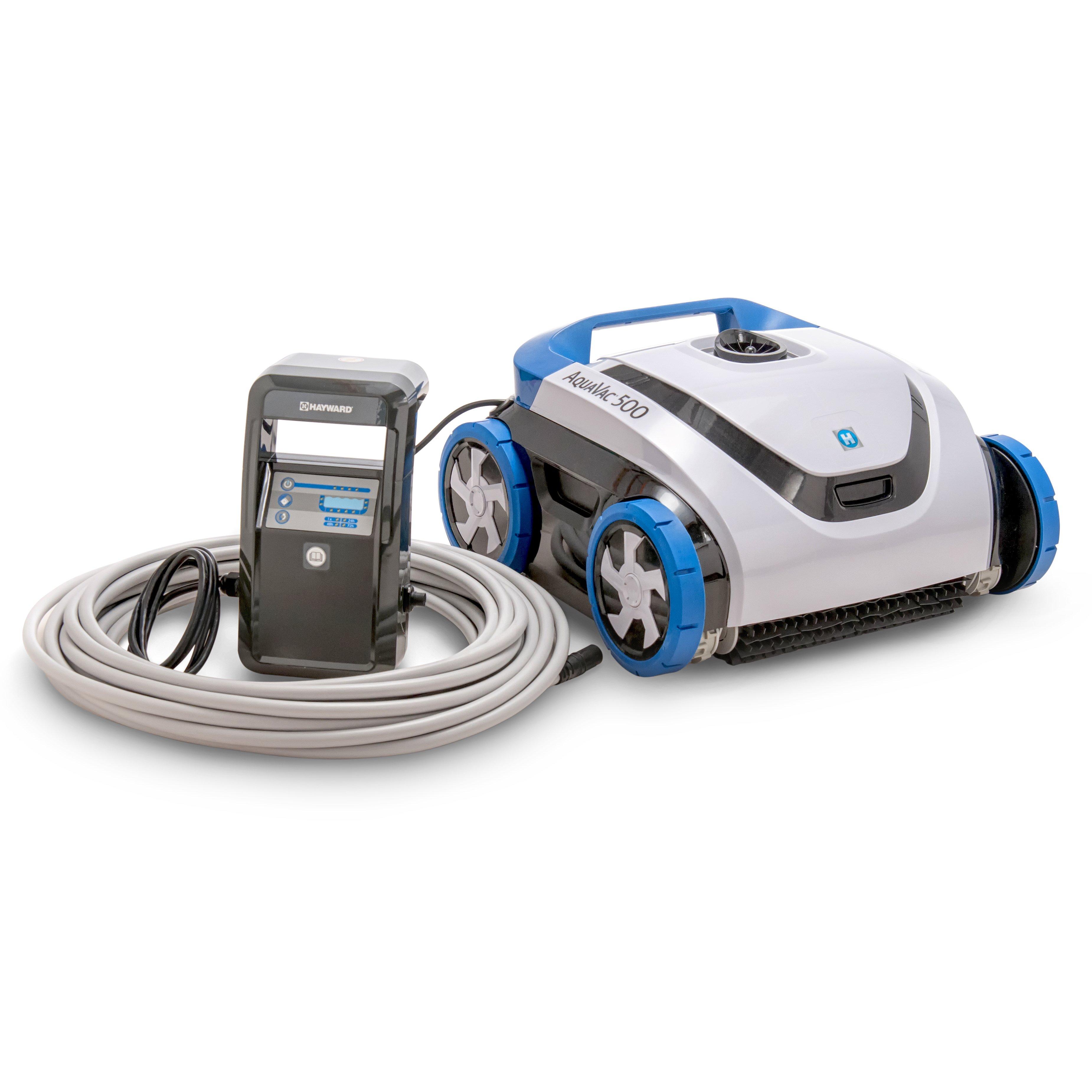 Robotic Pool Cleaner with Caddy, Gray and Blue