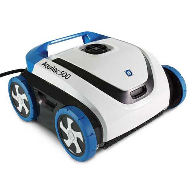 Robotic Pool Cleaner with Caddy, Gray and Blue