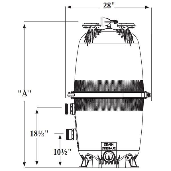 Jandy  Series DE 60 sq ft In Ground Pool Filter