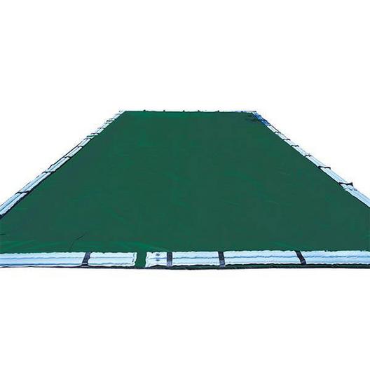 Midwest Canvas  12 x 24 Rectangle Winter Pool Cover 12 Year Warranty Green