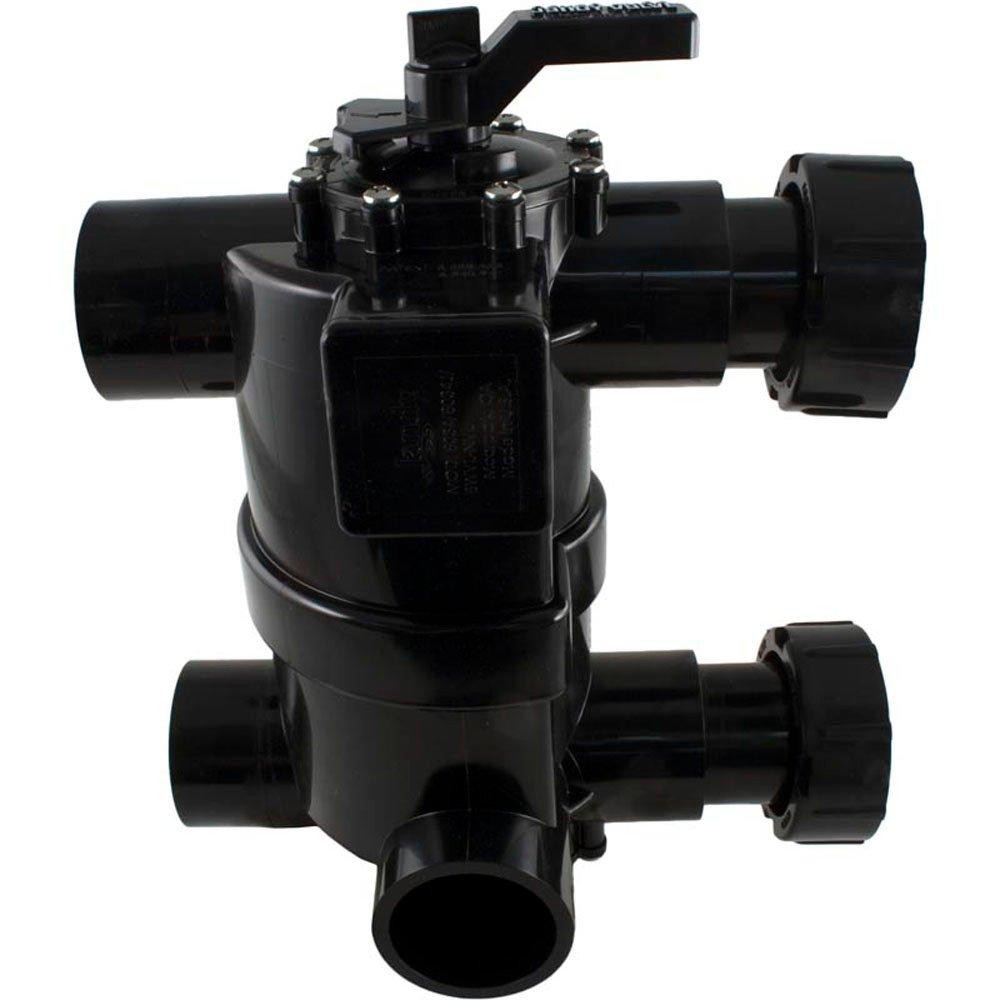 Jandy  DEL Series 2-in-1 Neverlube Multiport Backwash Valve with Pre-Plumbed Union Kit