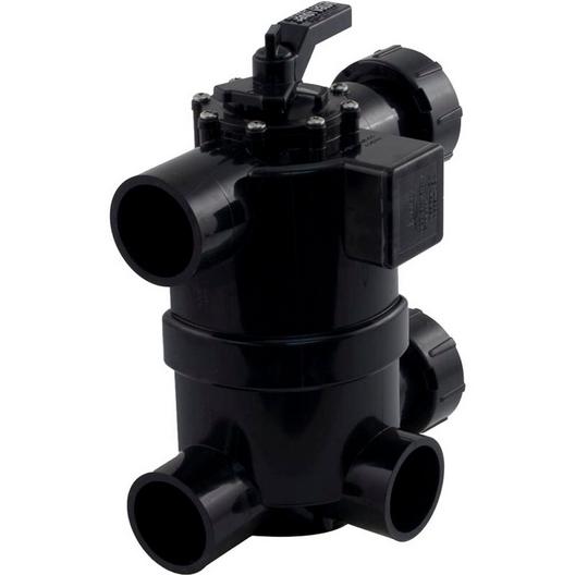 Jandy  DEL Series 2-in-1 Neverlube Multiport Backwash Valve with Pre-Plumbed Union Kit