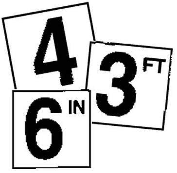 INLAYS INC  Depth Markers  Smooth Ceramic  Inch Markers