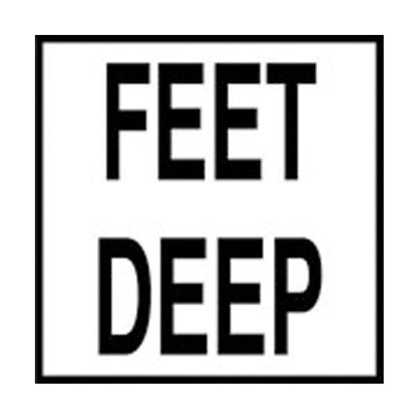 Feet Deep Ceramic Marker