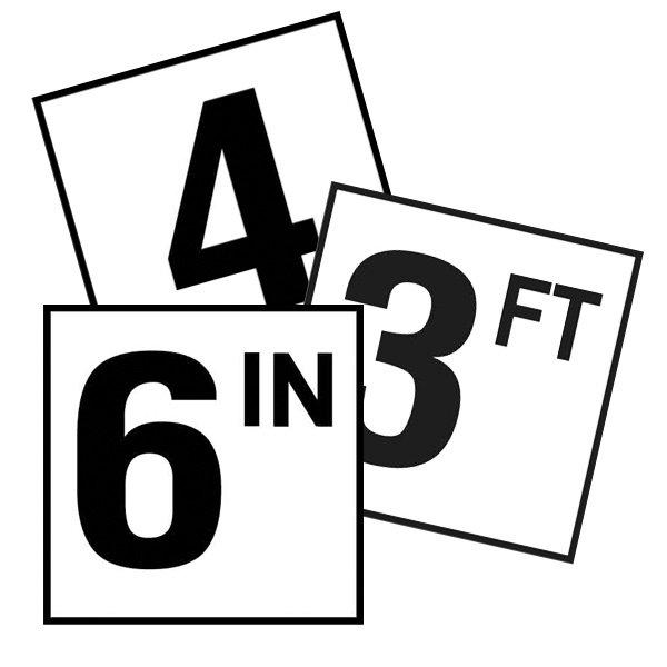 Ceramic Skid Resistant - 3 ft. Depth Marker for In Ground Pools