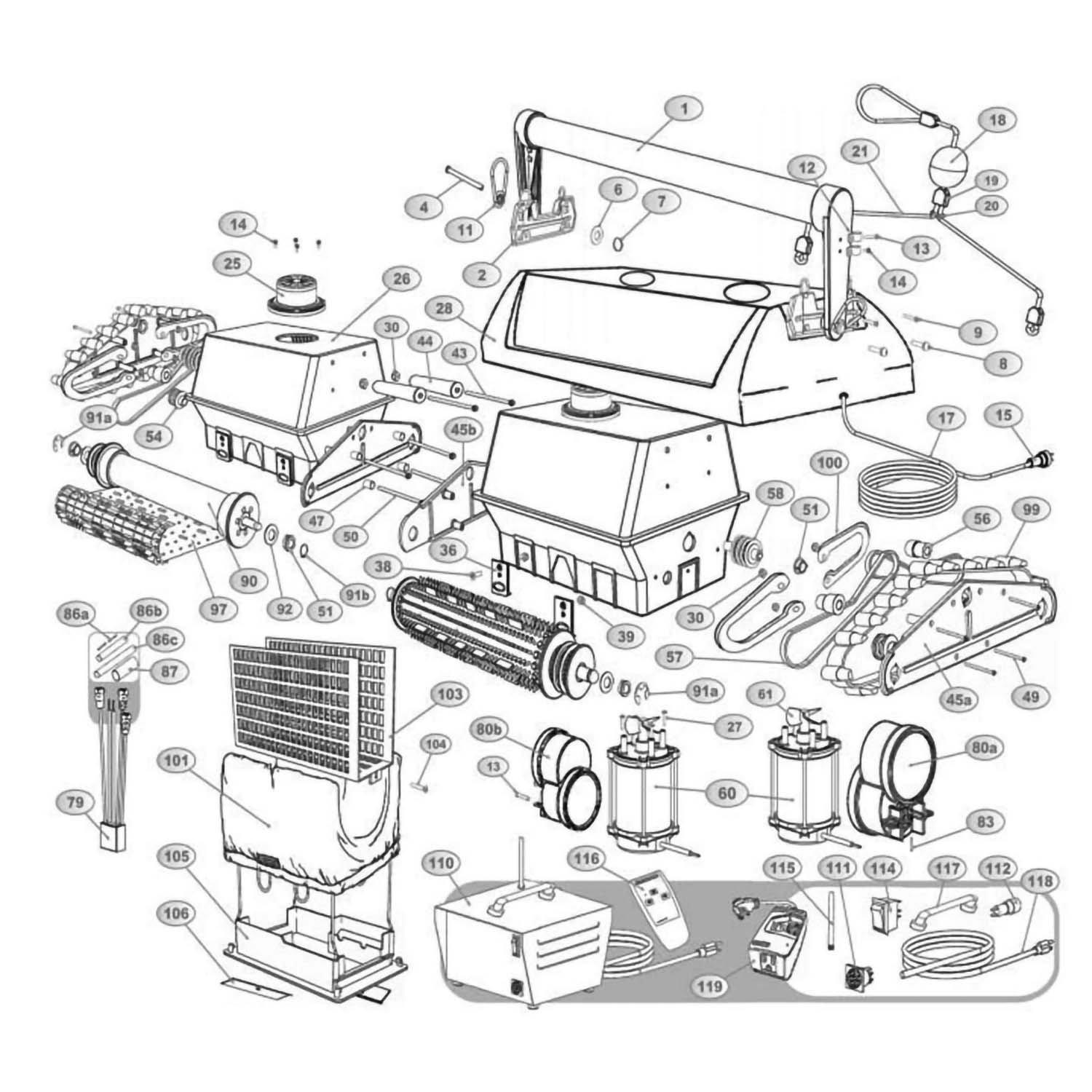 Aqua Products Ultramax Pool Cleaner Parts