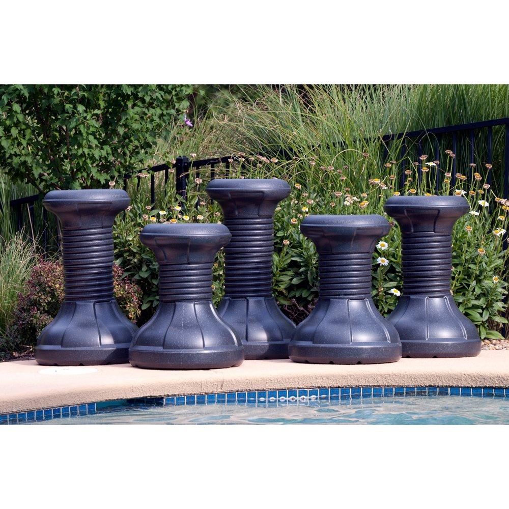 Envy  BLACK GRANITE POOL STOOL