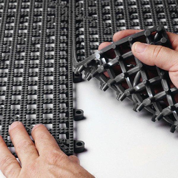 KENDALL PRODUCTS  Dry Non-Skid Flooring 12 in x 12 in Tiles (case of 50)