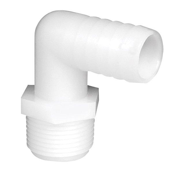 Adapter, Elbow 1/4in. MPT x 1/2in. Barb