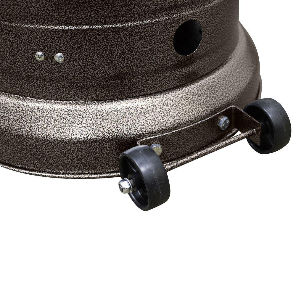 AZ Patio Heaters  Bronze Patio Heater with Table 48K BTU