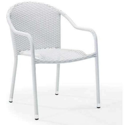 Palm Harbor Stack Chair 4-Pk White