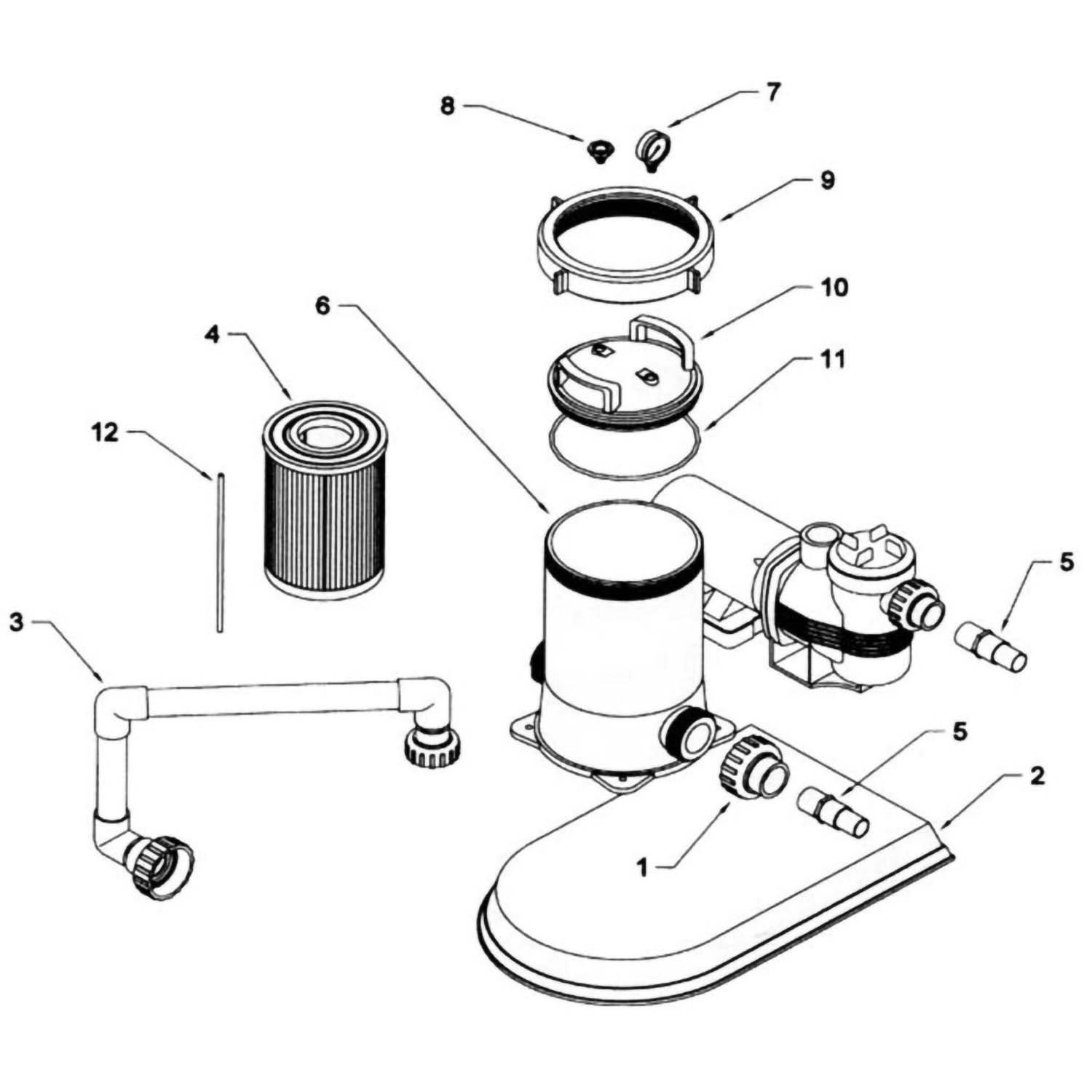 Waterco Trimline Skid Pak Parts