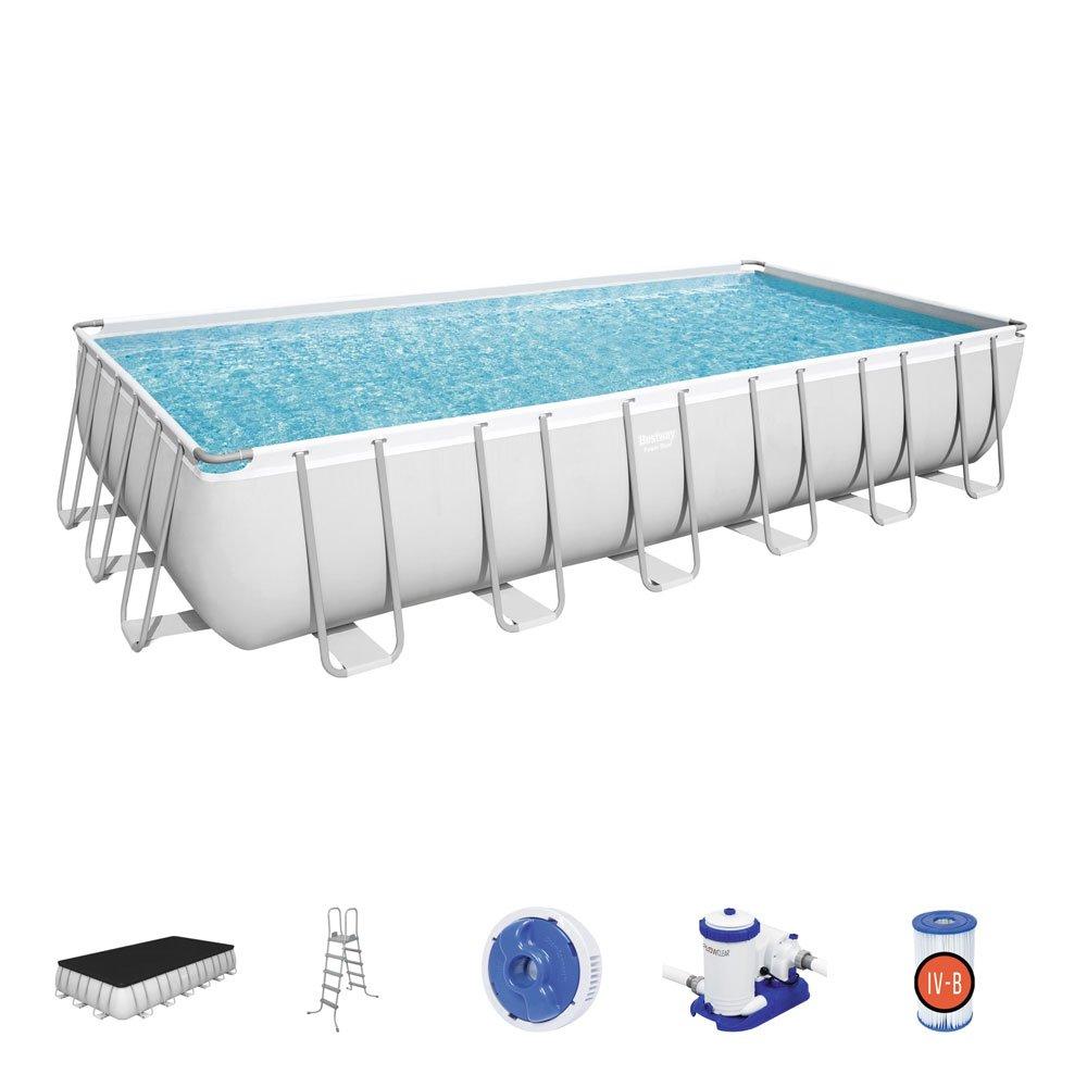 Bestway  Power Steel 24 x 12 x 52 Rectangle Above Ground Pool Set