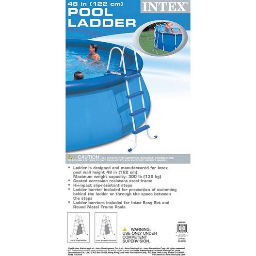Intex  Pool Ladder with Barrier for 48 Pool Wall