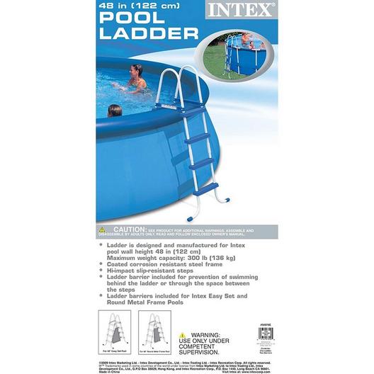 Intex Pool Ladder with Barrier for 48-inch Pool Wall | Pool Supply World