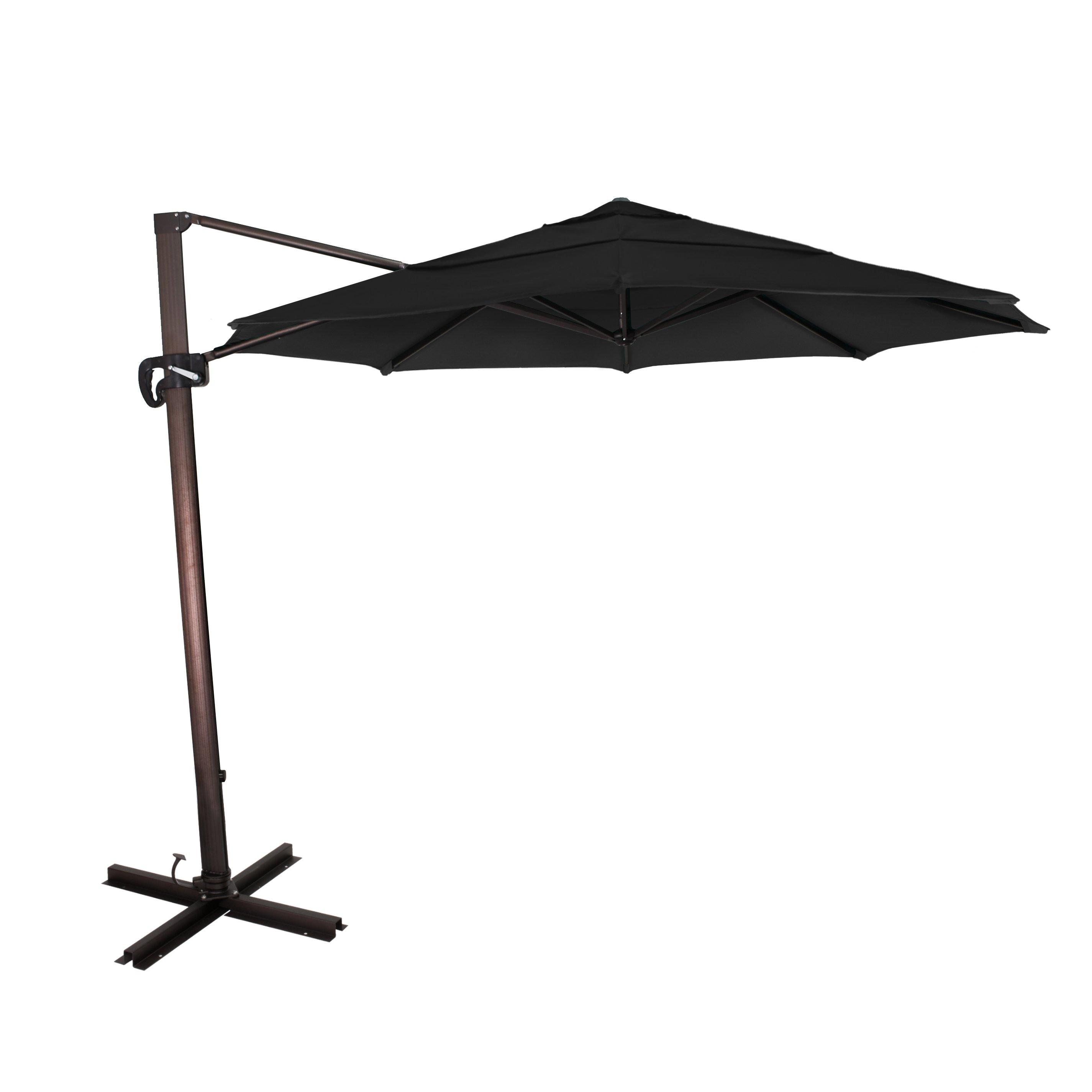 Cali Cantilever 11 Umbrella  Black