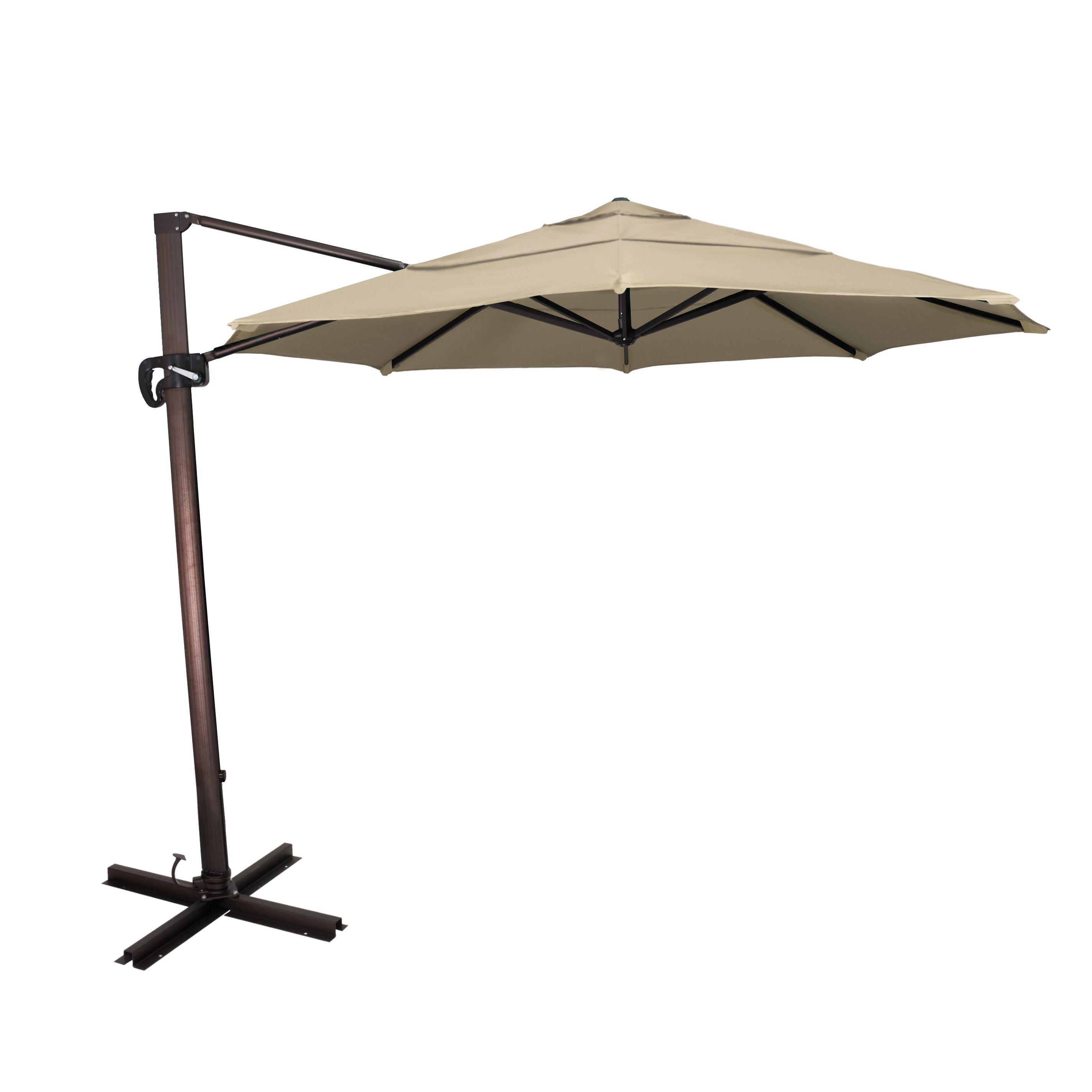 Cali Cantilever 11 Umbrella  Black