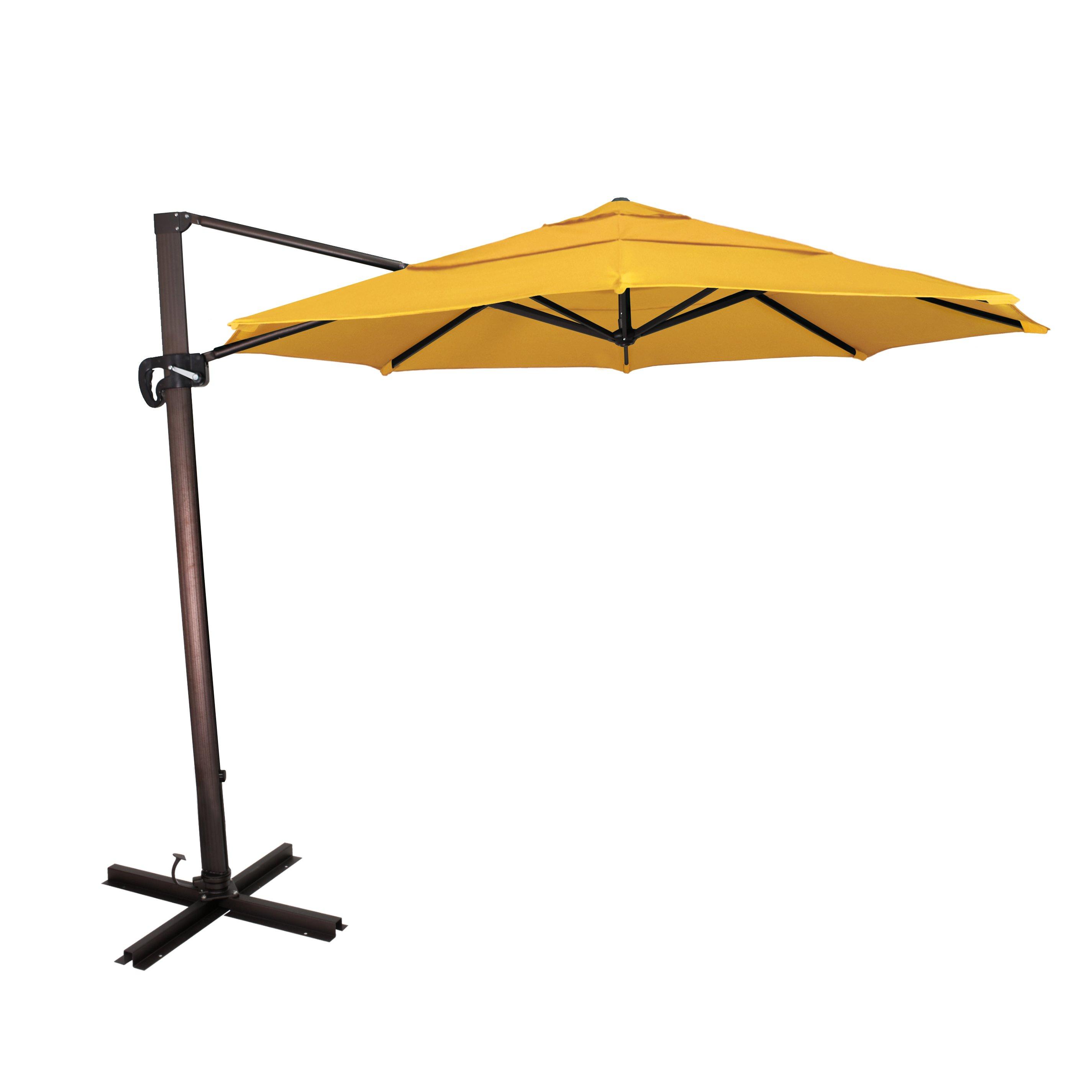 Cali Cantilever 11 Umbrella  Yellow