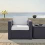 Biscayne Armchair with Mist Cushions