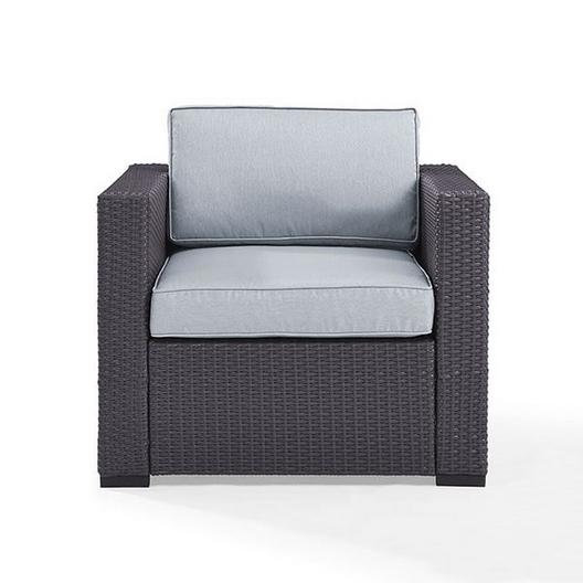 Crosley  Biscayne Armchair with White Cushions