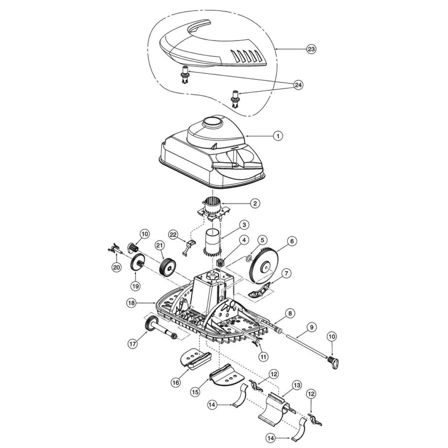 Pentair SandShark Pool Cleaner Parts