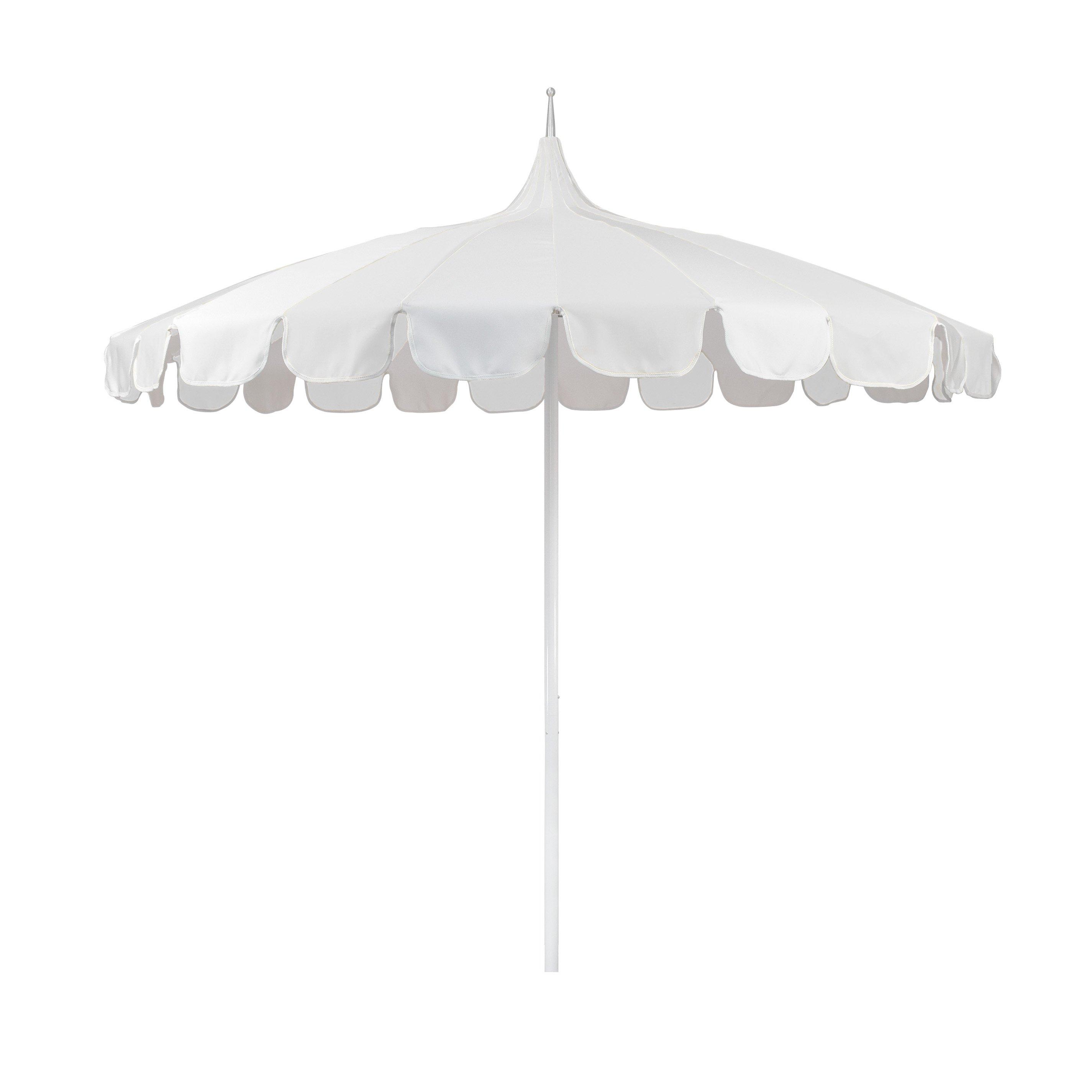 Vintage Pagoda Two-Tone 8.5 Umbrella Natural