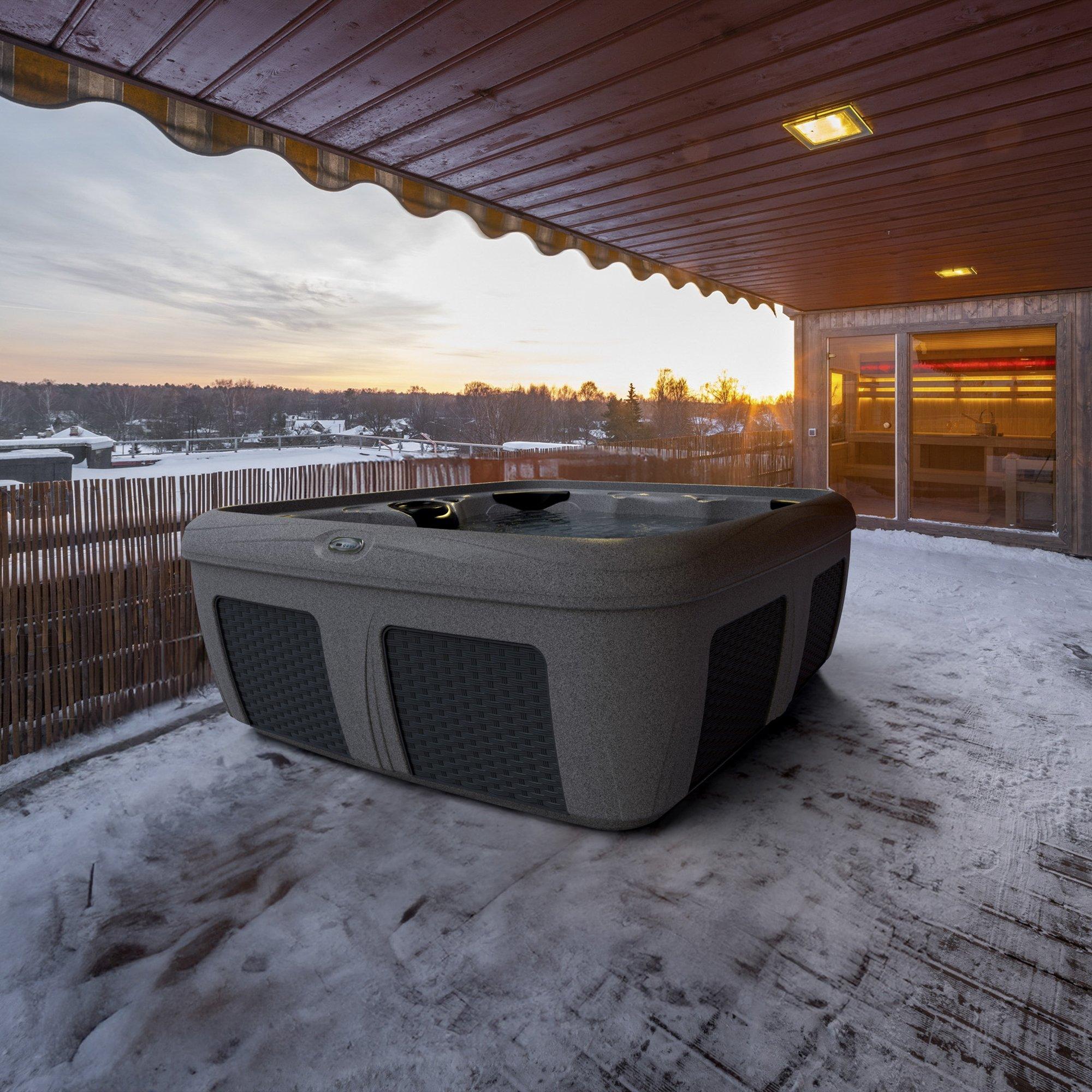 AquaRest  Dynamic 84S Hot Tub  Greystone