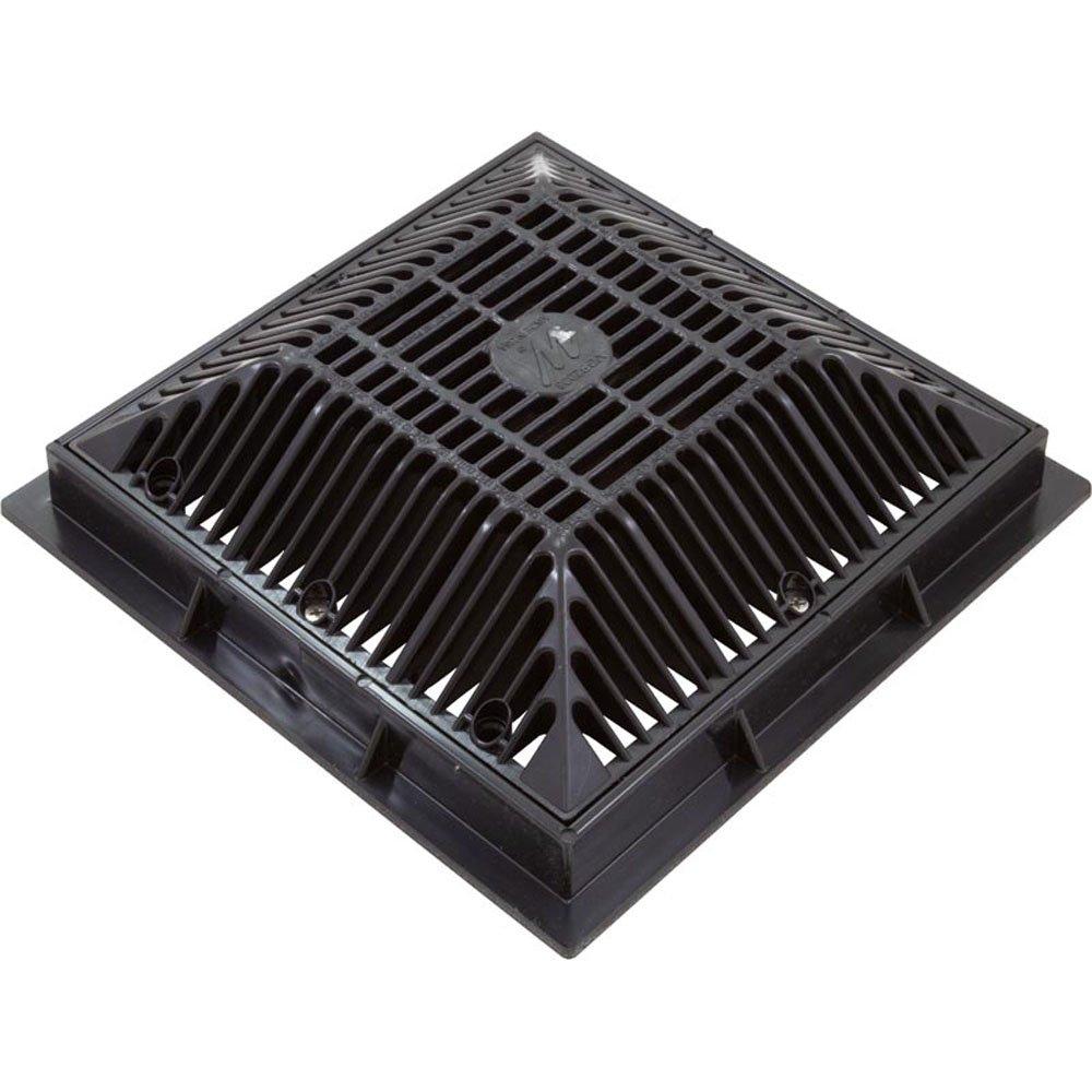 9"X9" WHITE GRATE & FRAME