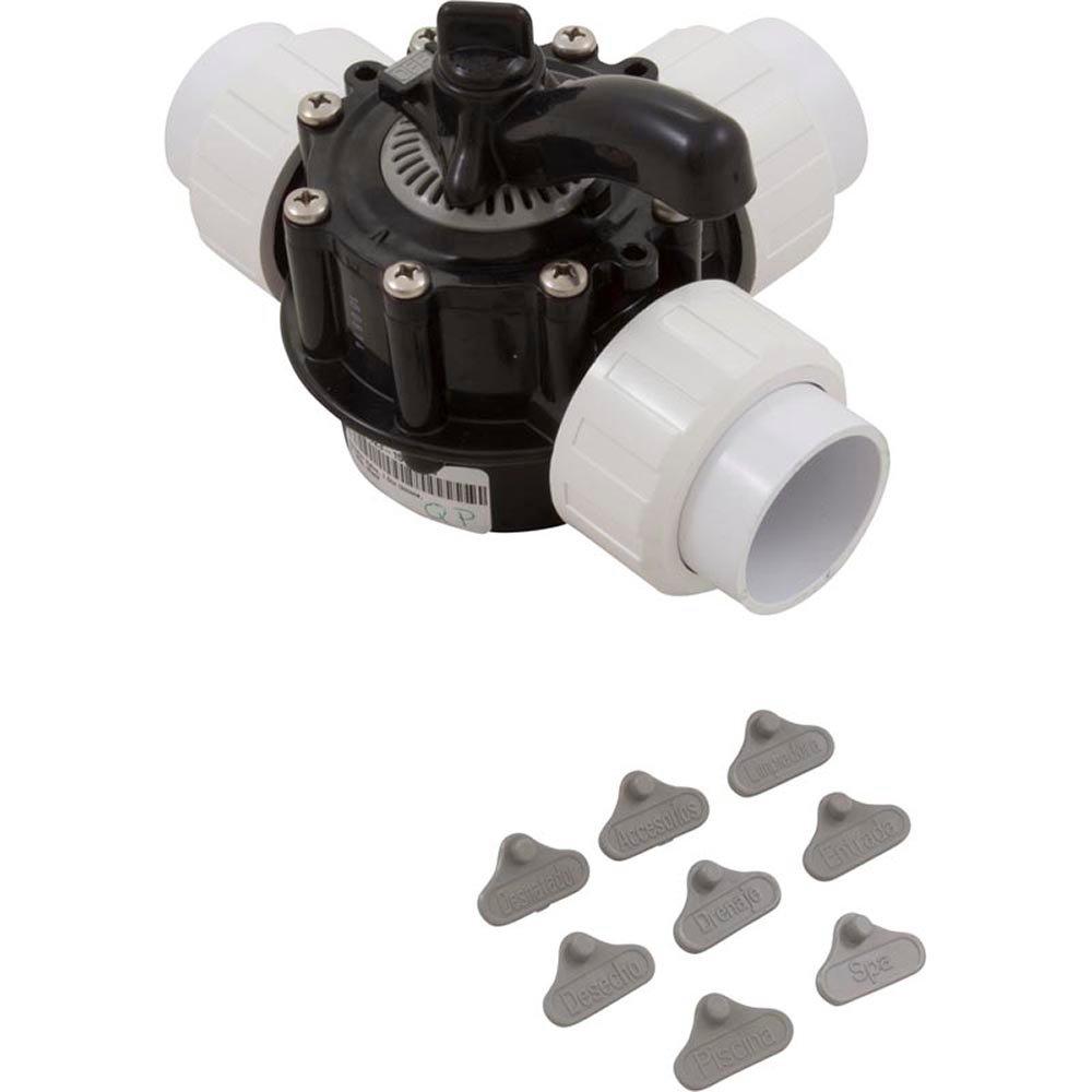 DIVERTER VALVE W/UNIONS 3WAY
