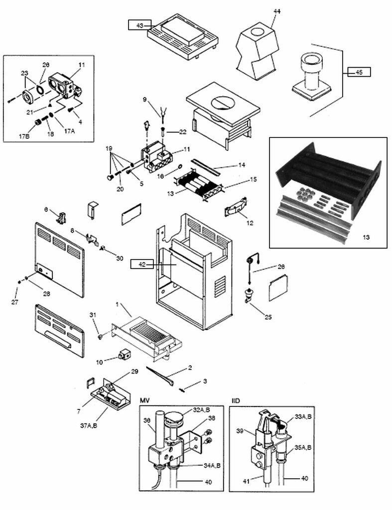 Raypak - Conversion Kit, Natural Gas to LP, 105A, Electronic