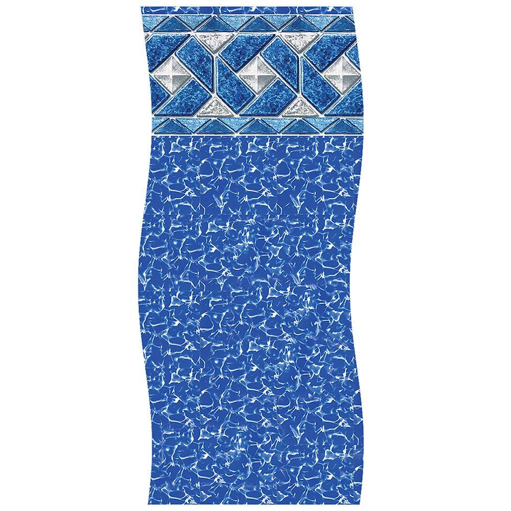 Beaded 15' x 30' Oval 54 in. Depth Mystri Outlook Above Ground Pool Liner, 20 Mil