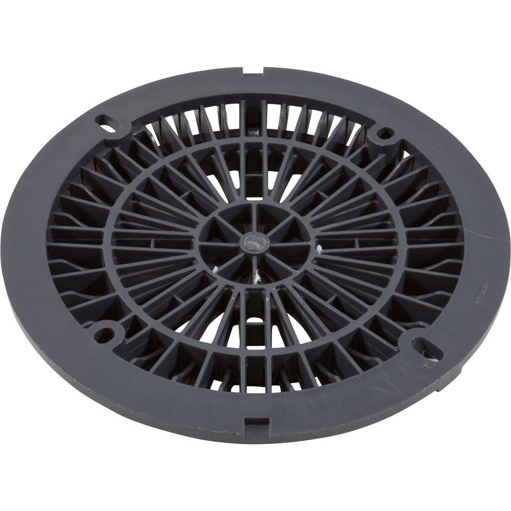 8" GLXY DRN COVER/SCREWS;DK GR
