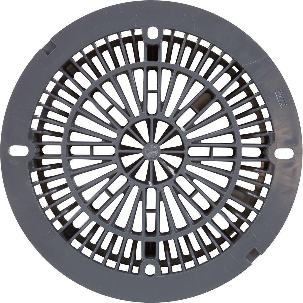 8" GLXY DRN COVER/SCREWS;DK GR