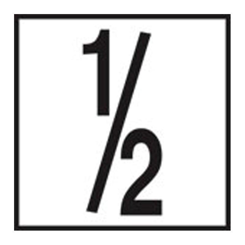 6" Skid Resistant Ceramic 1/2 Tile