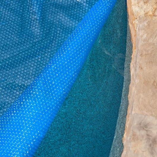 Midwest Canvas  12 Round Blue Solar Pool Cover Five Year Warranty 12 Mil