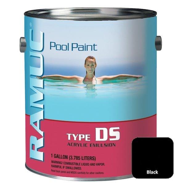 Ramuc  Type DS Acrylic Pool Paint 1 Gallon Black