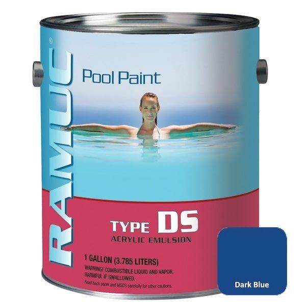 Ramuc  Type DS Acrylic Pool Paint 1 Gallon Black