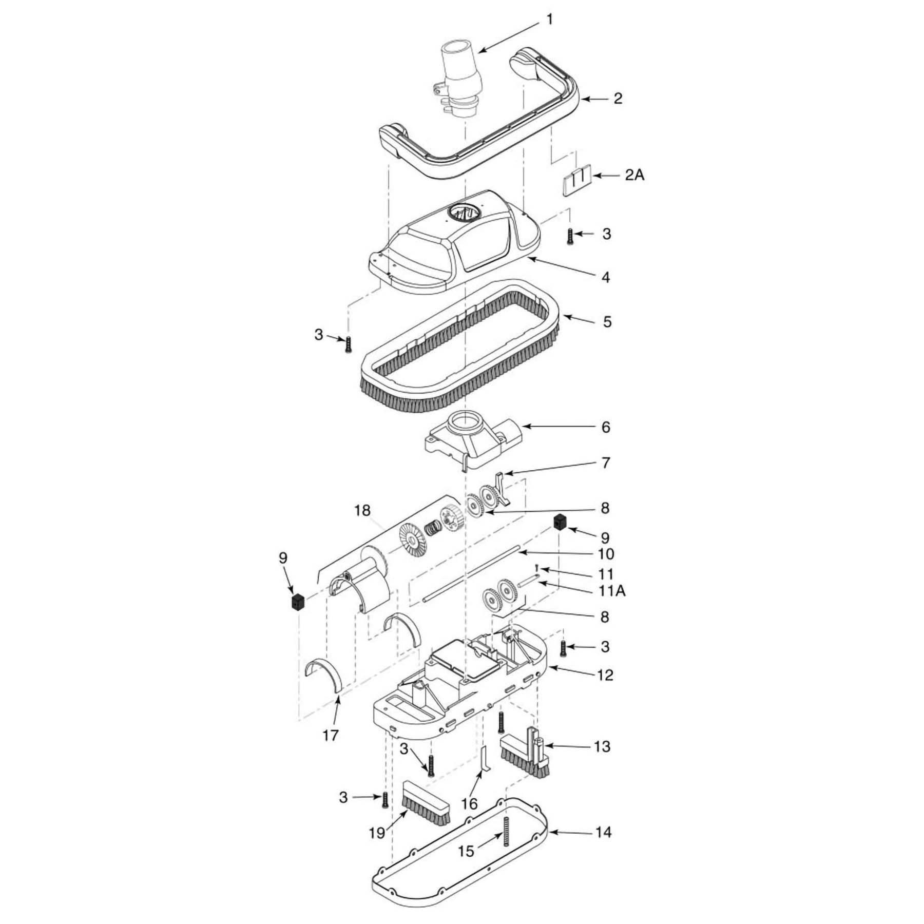 Pentair Great White Pool Cleaner Parts