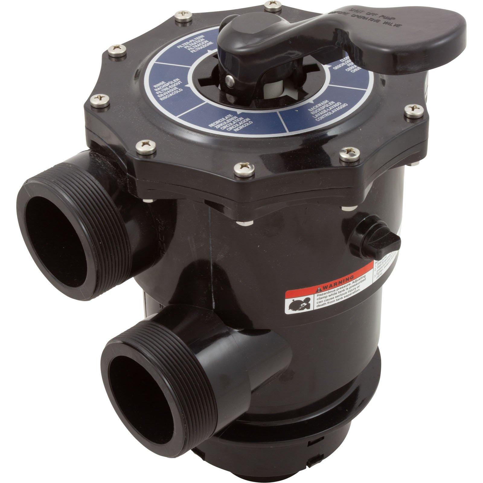 Pentair 263085 HiFlow 2 in. Top Mount Multiport Valve for Tagelus In