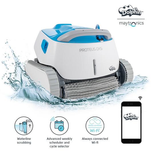 Dolphin  Proteus DX5i Robotic Pool Cleaner with Wi-Fi