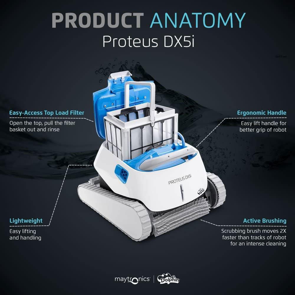 Dolphin  Proteus DX5i Robotic Pool Cleaner with Wi-Fi