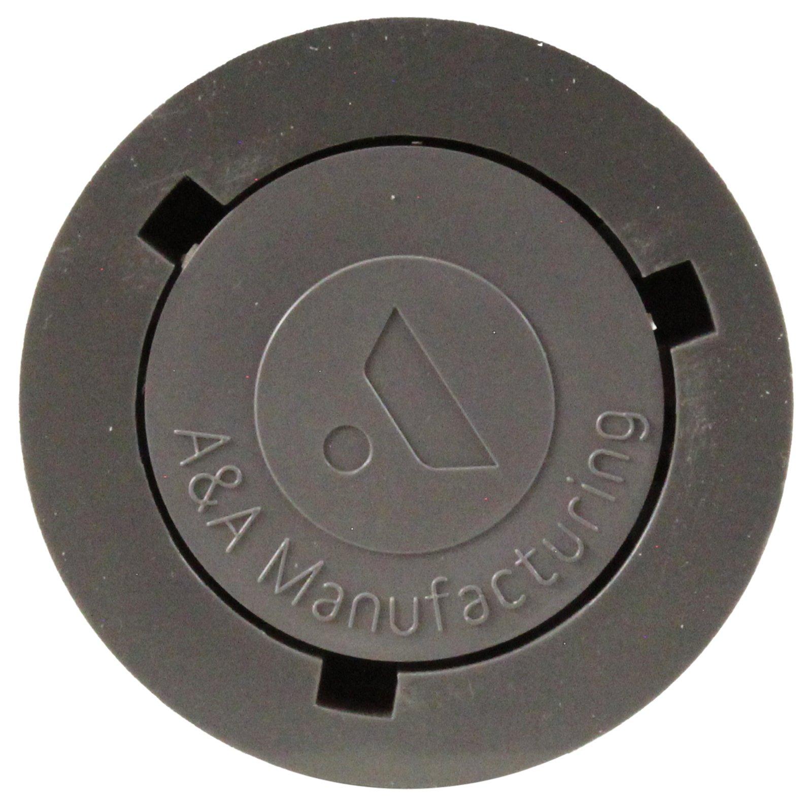 A&A Manufacturing  236683 G2 Retro Adjustable In-Floor Cleaning Head Dark Gray