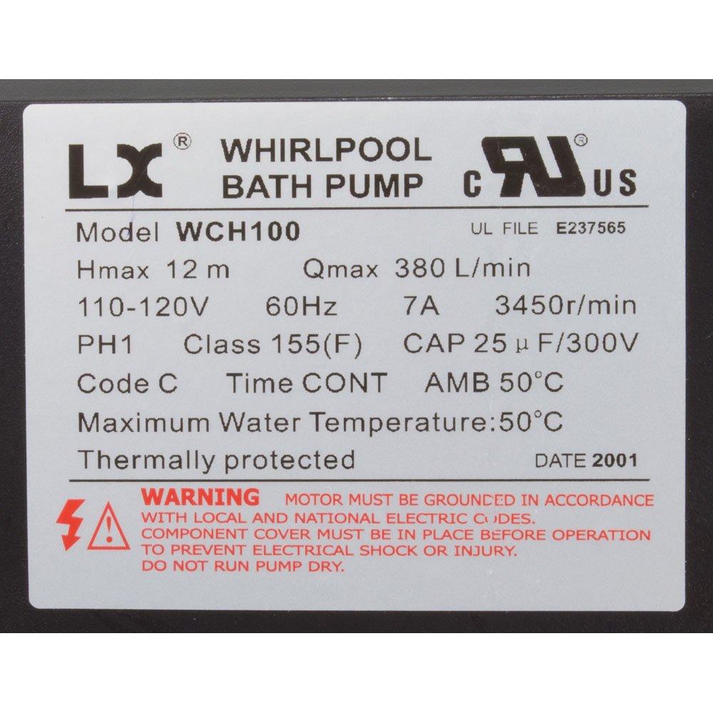 PUMP BATH LX WCH 7.0A,115V
