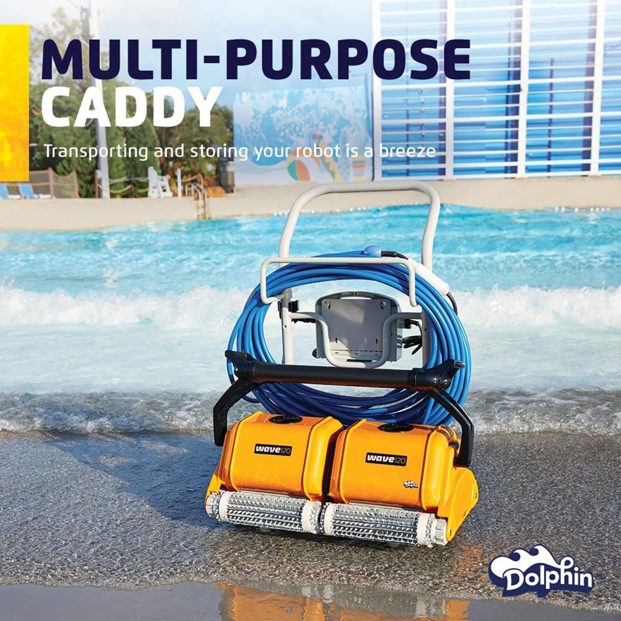 Dolphin  Wave 120 Commercial Robotic Pool Cleaner with Caddy