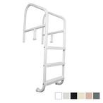 Saftron  36 Commercial 5-Step Cross Braced Pool Ladder Gray