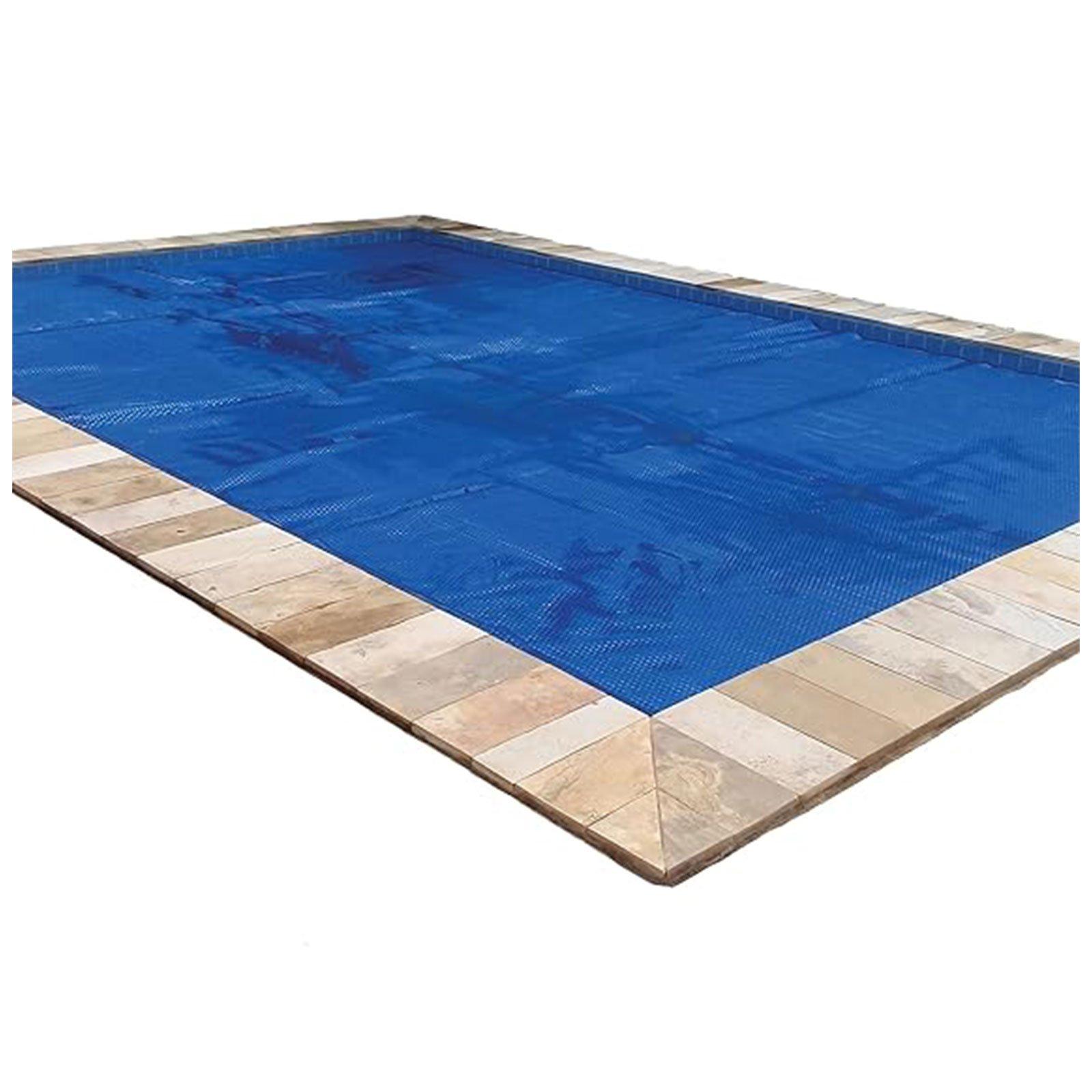 Premium 18' x 36' Rectangle Blue Solar Cover, 12 Mil