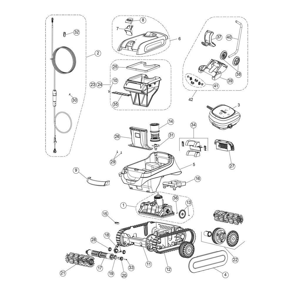 Jacuzzi JCRX Pool Cleaner Parts