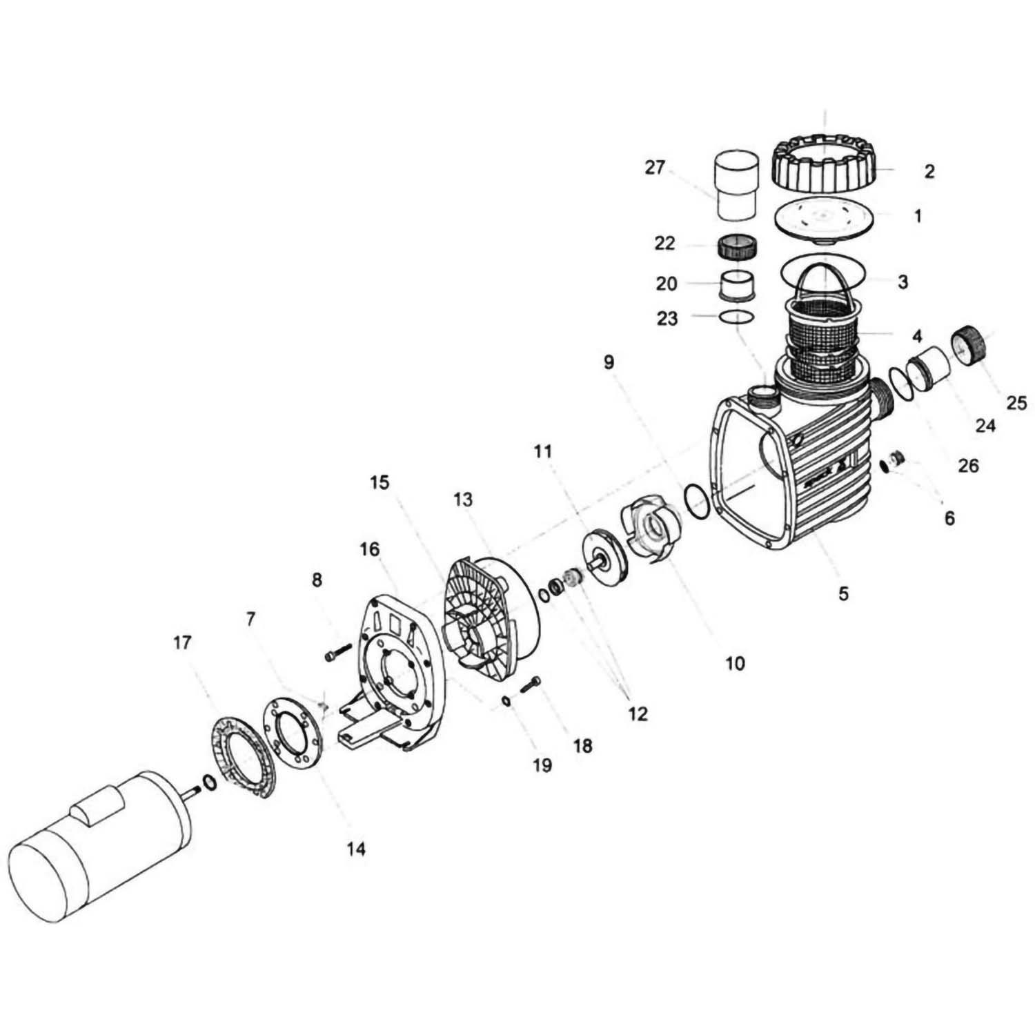 Speck S90 Pool Pump Parts